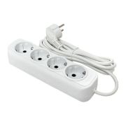 Удлинитель 4х5м с заземл. 16А IP20 Эксперт 3.0кВт ПВС 3х1 PROxima EKF UBA16-310-4-05