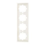 Рамка 4-мест. горизонт. ZIMA слон. кость LEZARD 704-9000-149