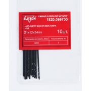 Сверло HSS 1.0х34 1шт 1820.099700