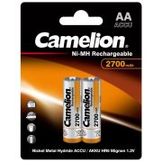 Аккумулятор AA/R6 NI-MN 2700мА.ч BP-2 металлик (блист.2шт) Camelion 7371