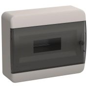 Корпус ЩРН-П-12 TEKFOR IP41 черн. прозр. дверь пластик. IEK TF5-KP12-N-12-41-K01-K03